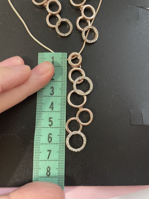 Набір прикрас сережки та підвіска біжутерія