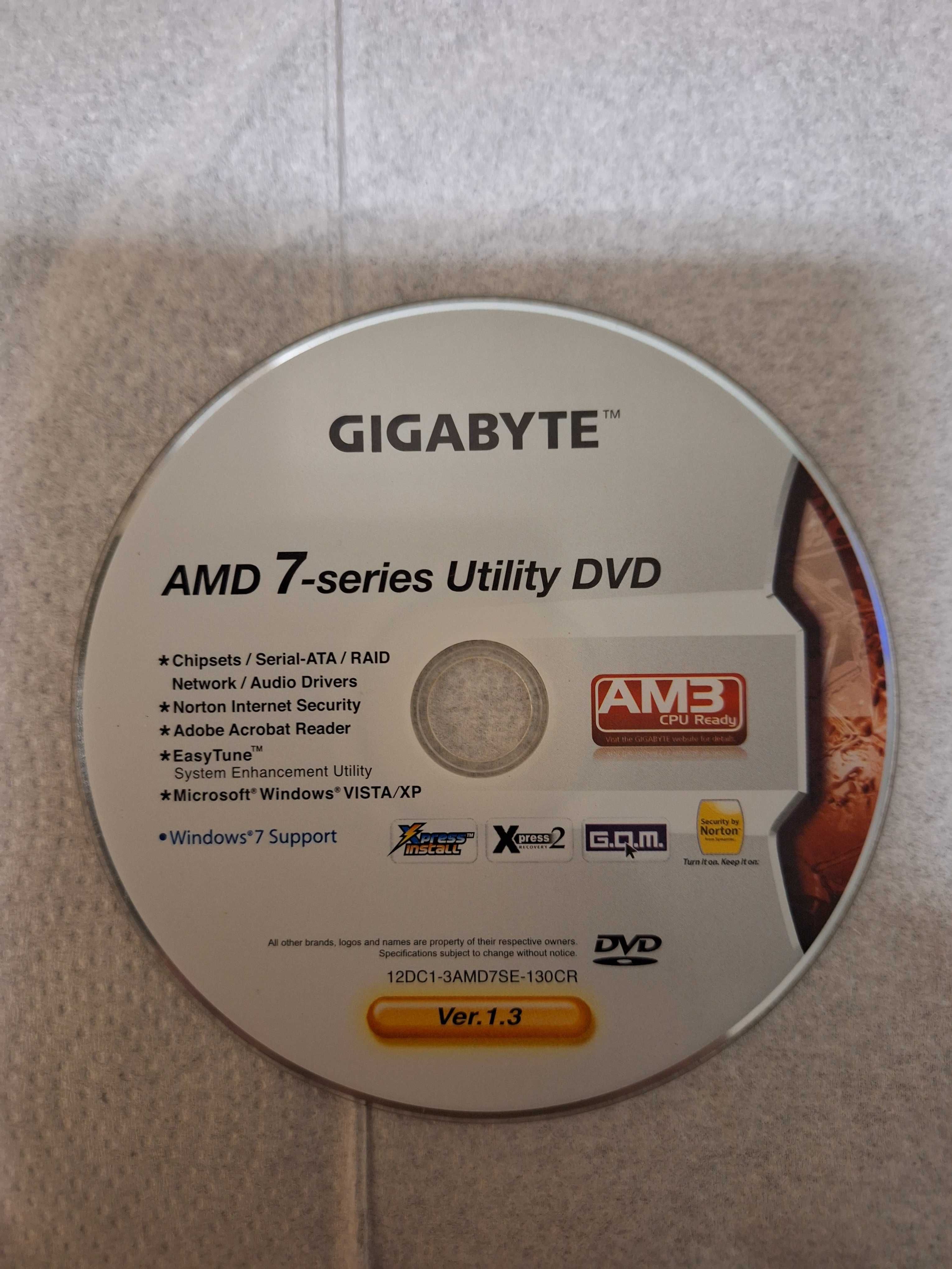 Gigabyte AMD 7 - Series Utility DVD (wersja 1.3 ) - sterownik.