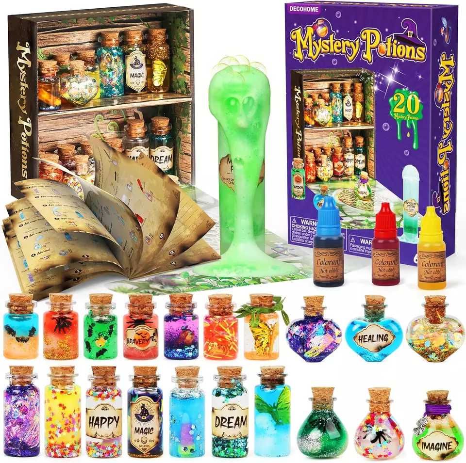 DECOHOME KREATYWNY MAGICZNY ZESTAW robienia mikstur czarodzieja