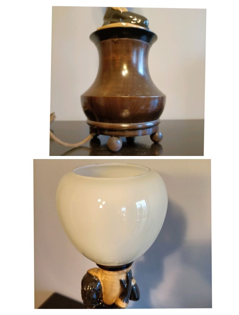 Stara, duża lampa - art deco, vintage, PRL, retro,bauhaus , antyk,loft
