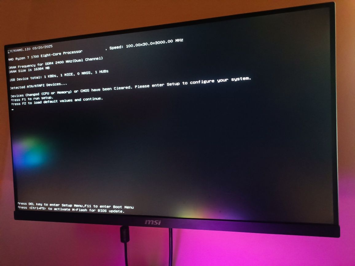 AMD Ryzen 1700 BOX/3600 BOX