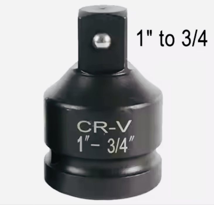 набір ударних адаптерів перехідників 3/8" 1/4" 1/2" 1"