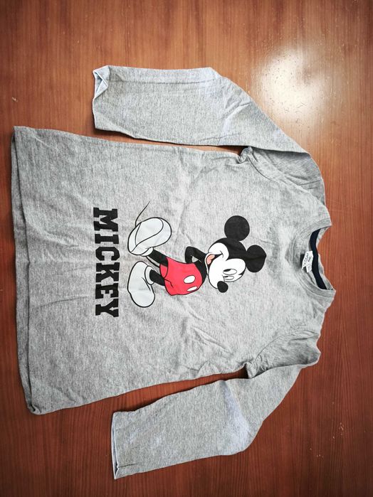 Swetshirt cinza e azul