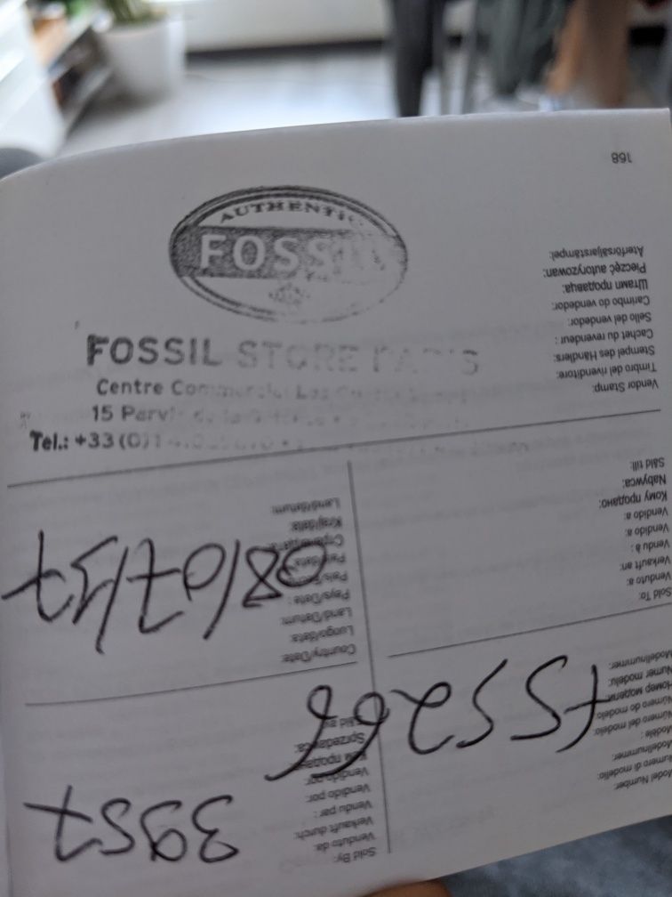 Годинник Fossil оригінал