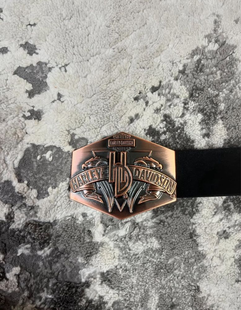 Ремень Harley Davidson Бляха винтаж харлей дэвидсон рок метал мерч реп