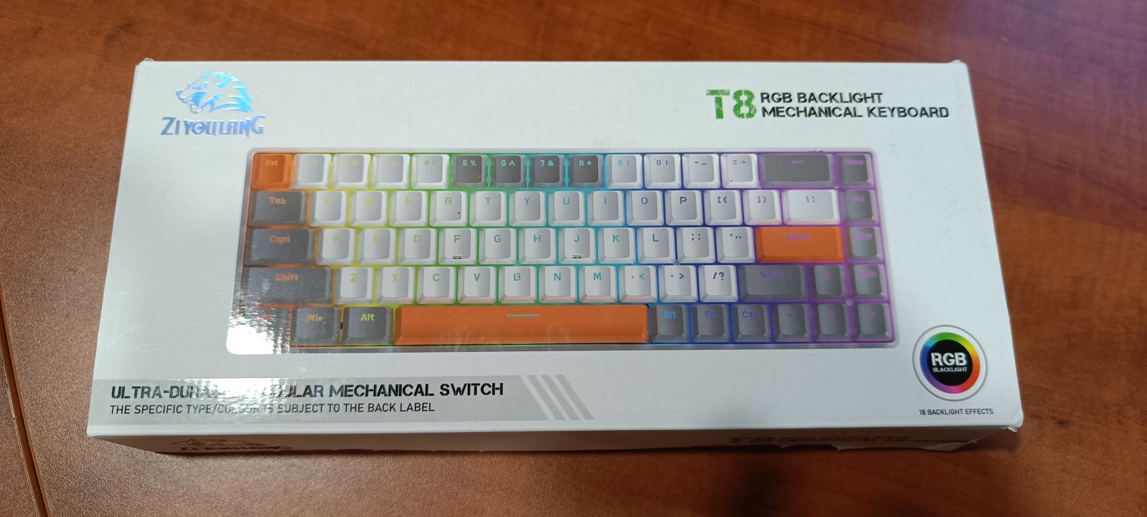 Teclado mecânico RGB