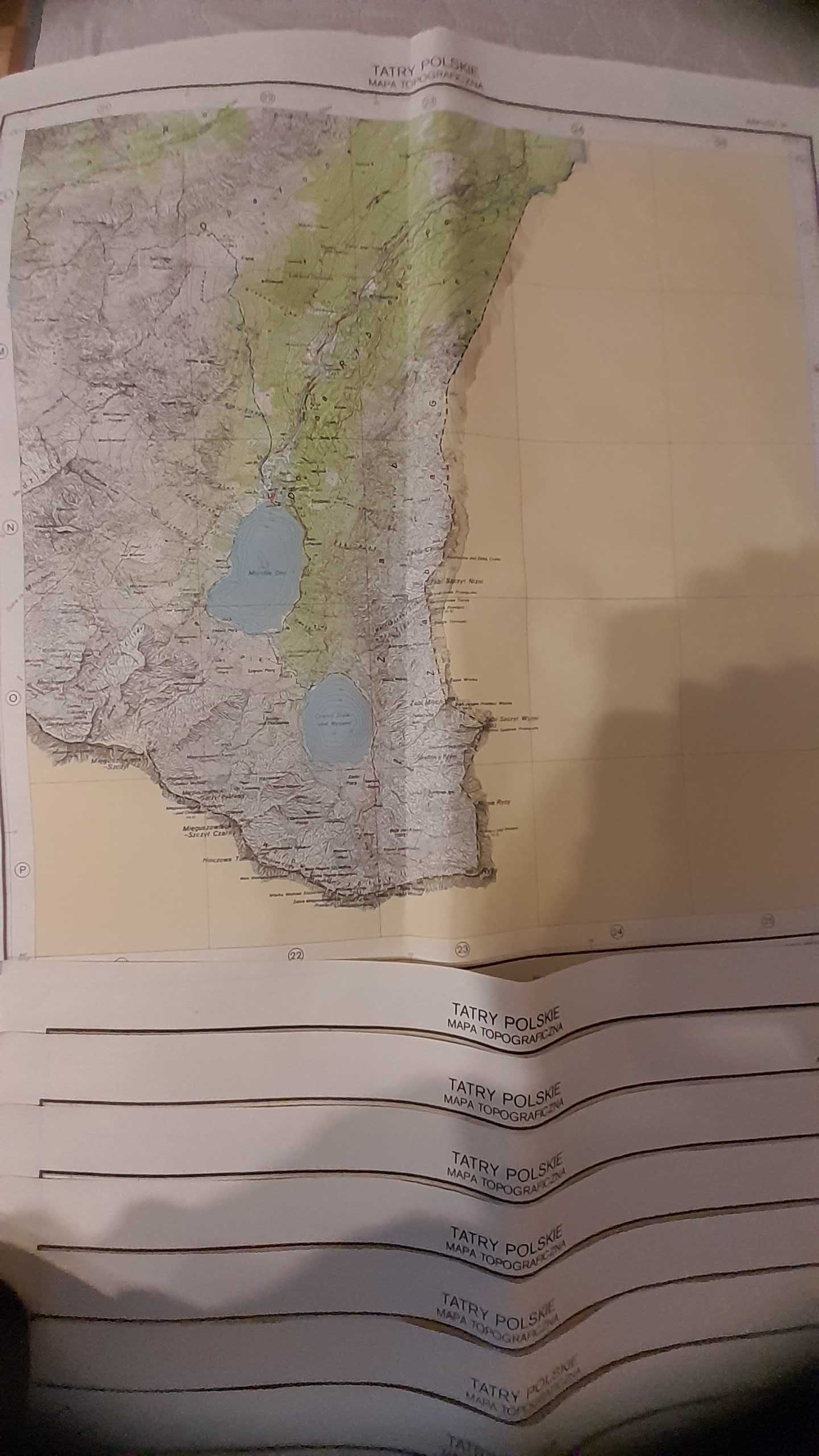 Tatry polskie : mapy topograficzne