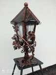 Lampa ogrodowa kuta metaloplastyka ocynkowana malowana proszkowo
