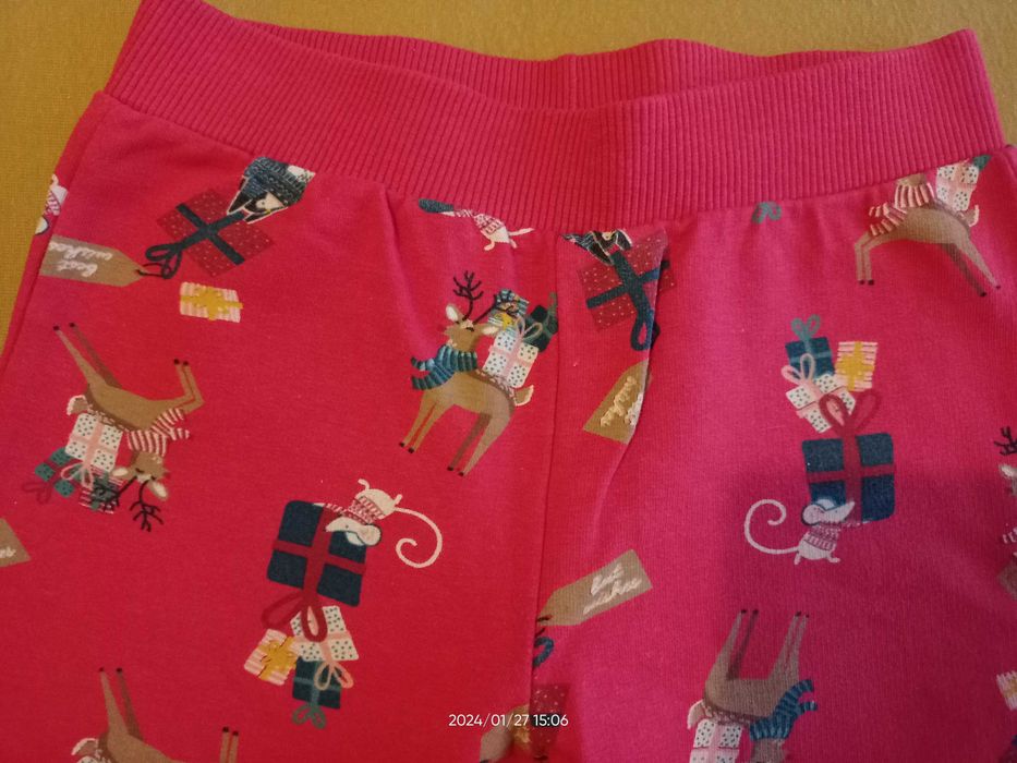 Spodnie legginsy święta 122