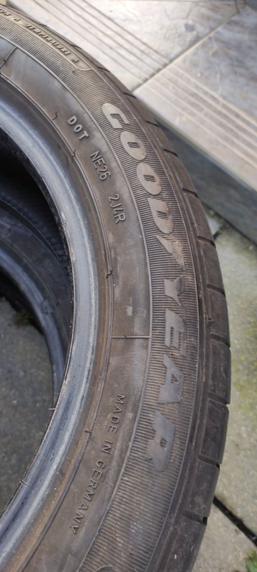 Opony letnie 5mm 195/55/16 Goodyear N