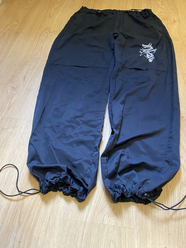 штаны парашуты на утяжках vintage