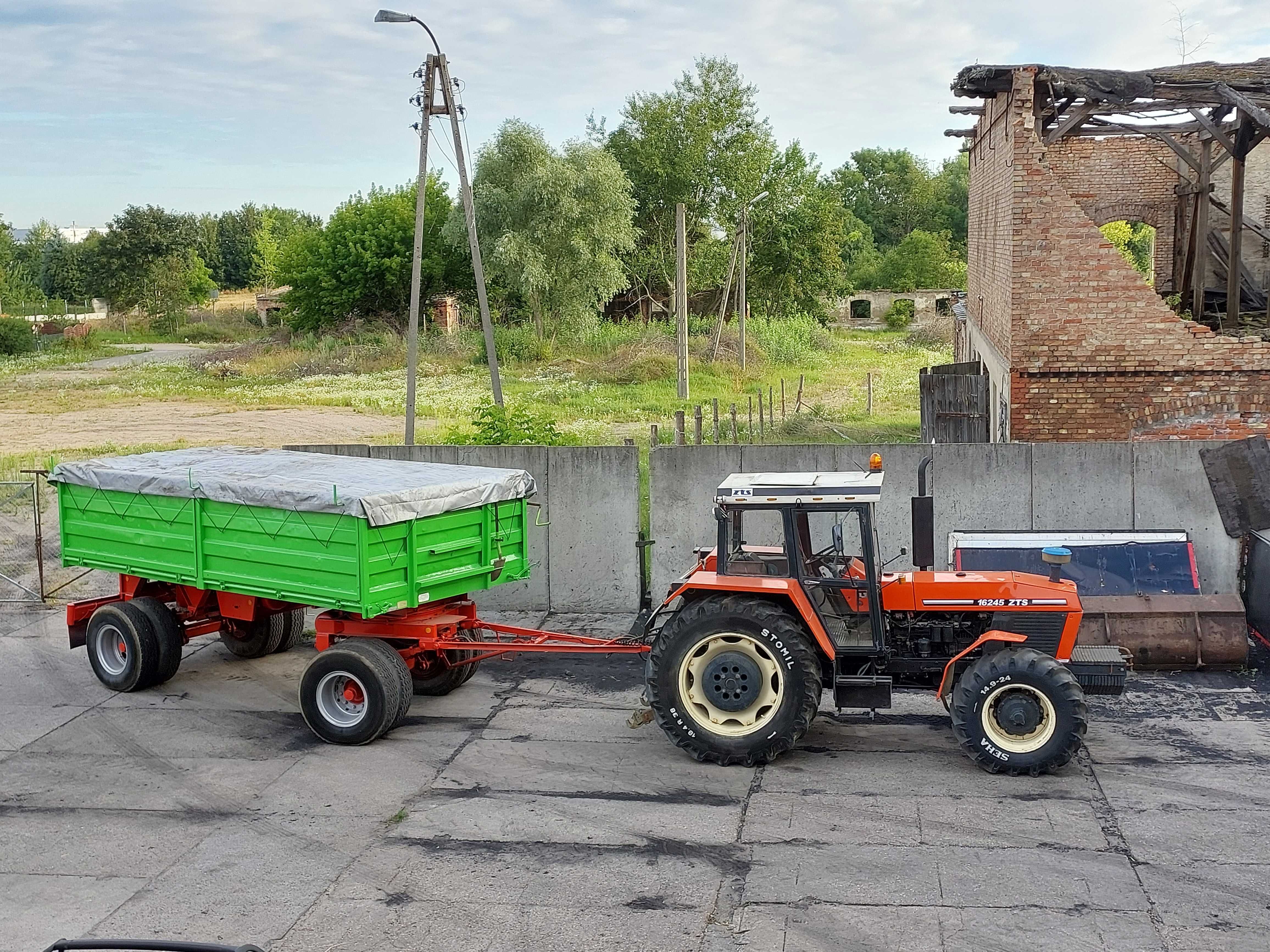Przyczepa wywrotka rolnicza BUNGE