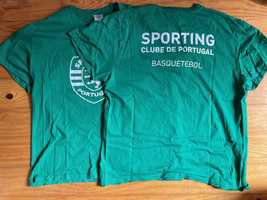 T-shirt basquetebol Sporting