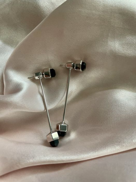 Srebrne kolczyki Deni Cler