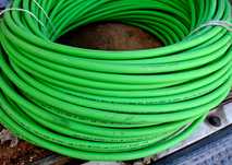 Cabo Eletrico 3 x 6mm verde luvre de halogeneos.