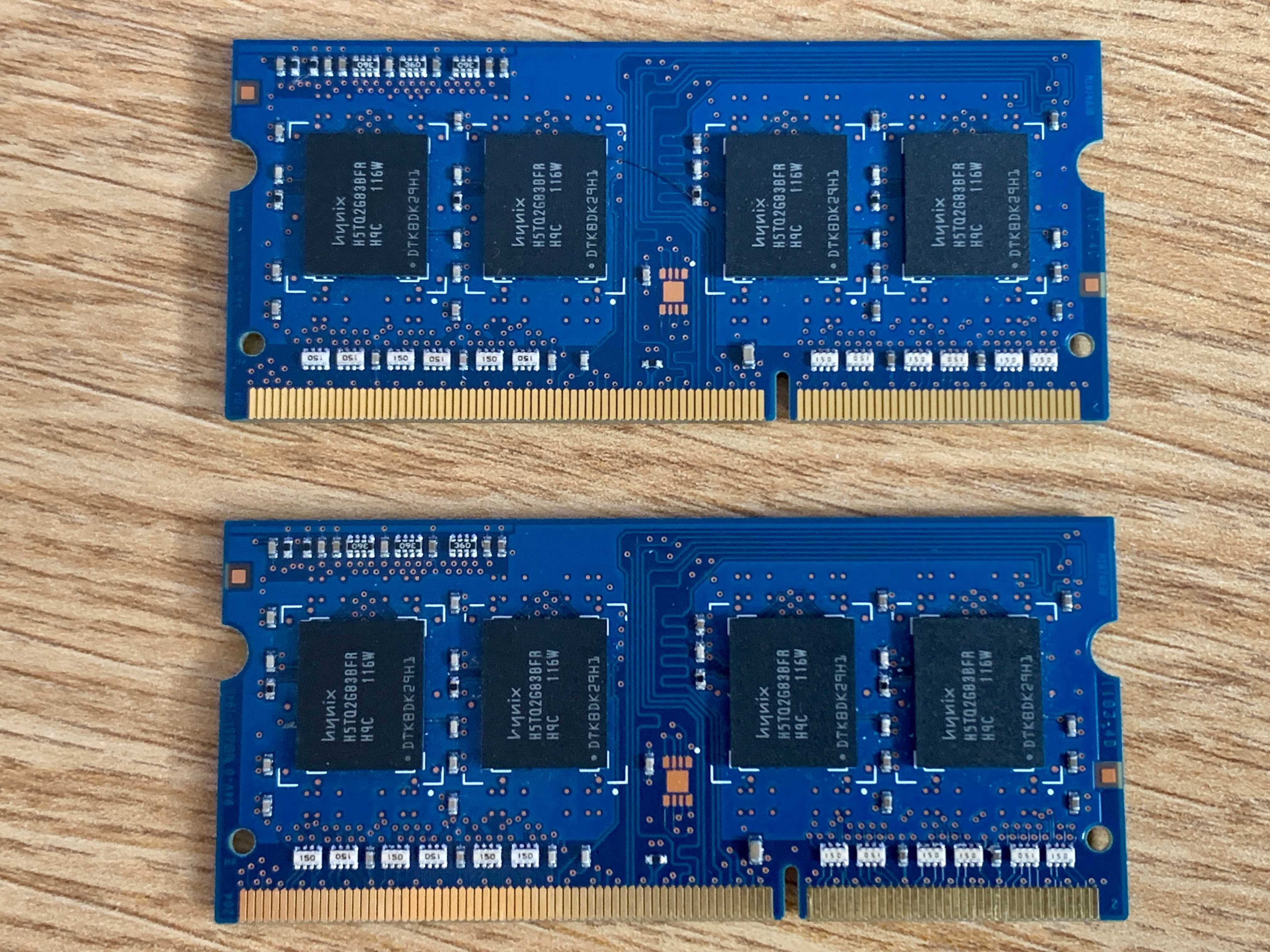 Комплект So-dimm DDR3 1333MHz 2x2gb CL9 Hynix (4gb оригинал Apple)