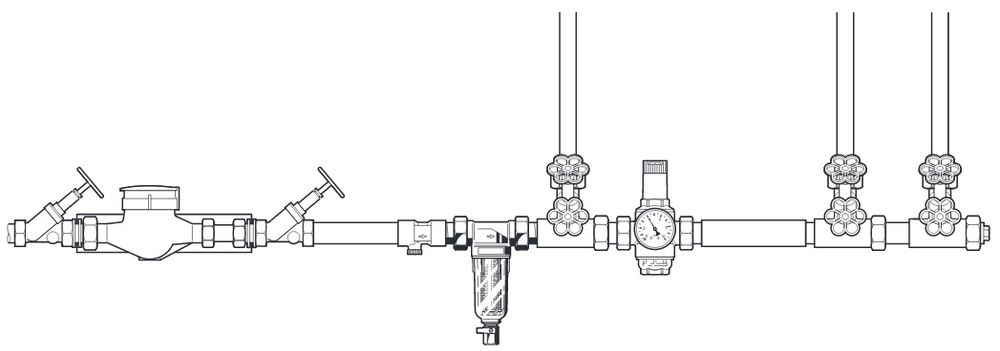 Honeywell Resideo Braukmann MiniPlus FF06-1AAM фільтр для води