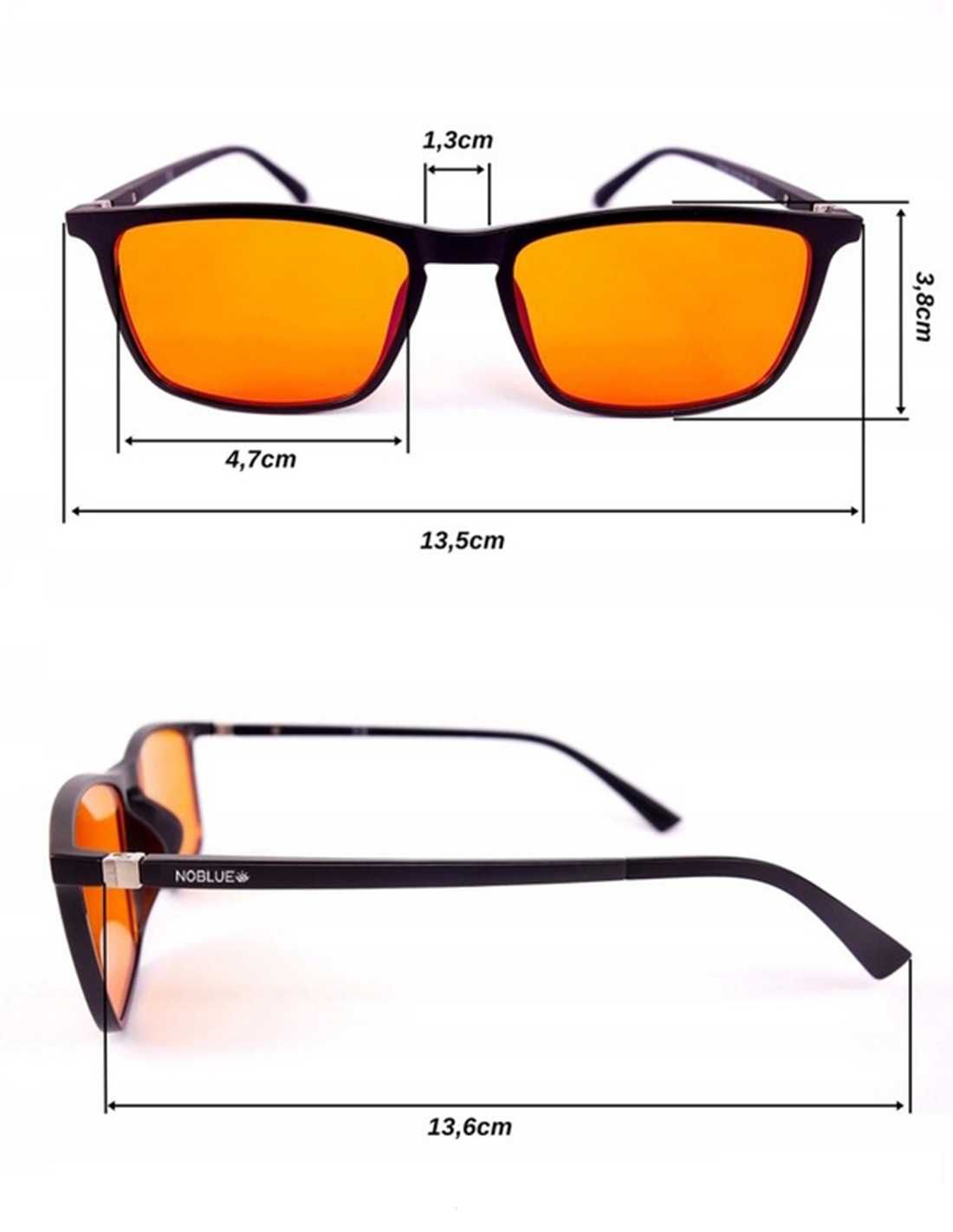 Okulary Blokujące Światło Niebieskie - Classic Orange | NoBlue