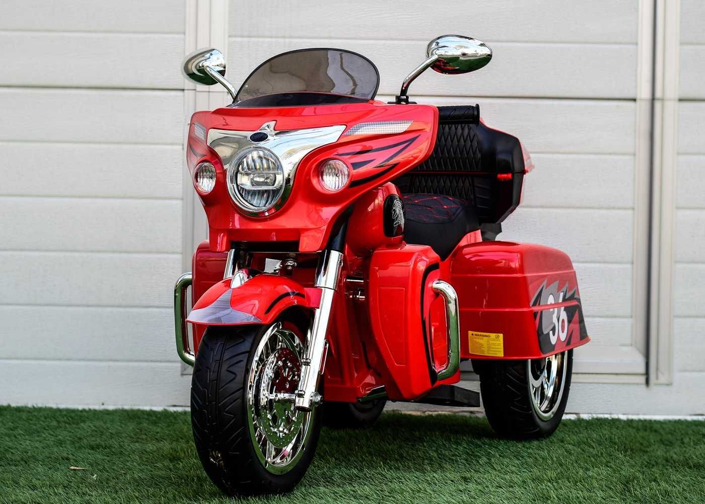Motocykl HARLEY DAVIDSON CVO Elektryczny Auto Akumulator TRAJKA DZIECI