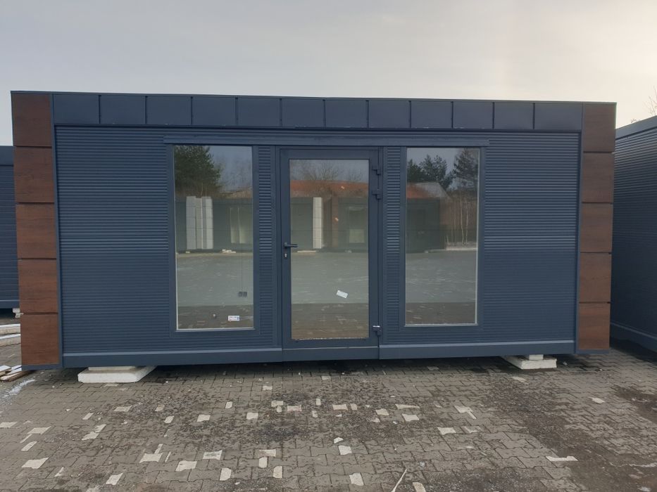 Pawilon na ramie handlowy usługowy kontener biuro sklep biurowy