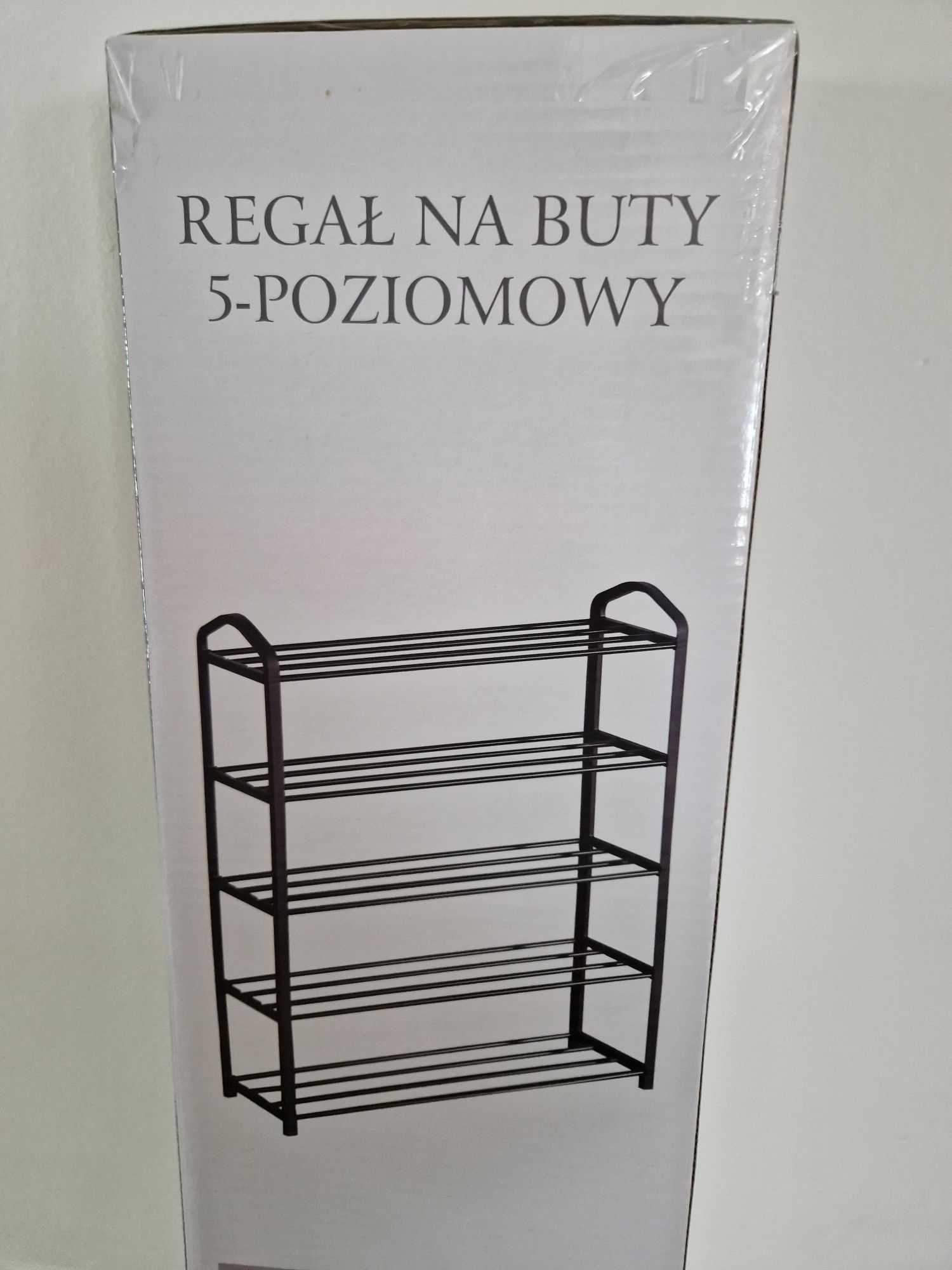 Stalowy regał/stojak na buty