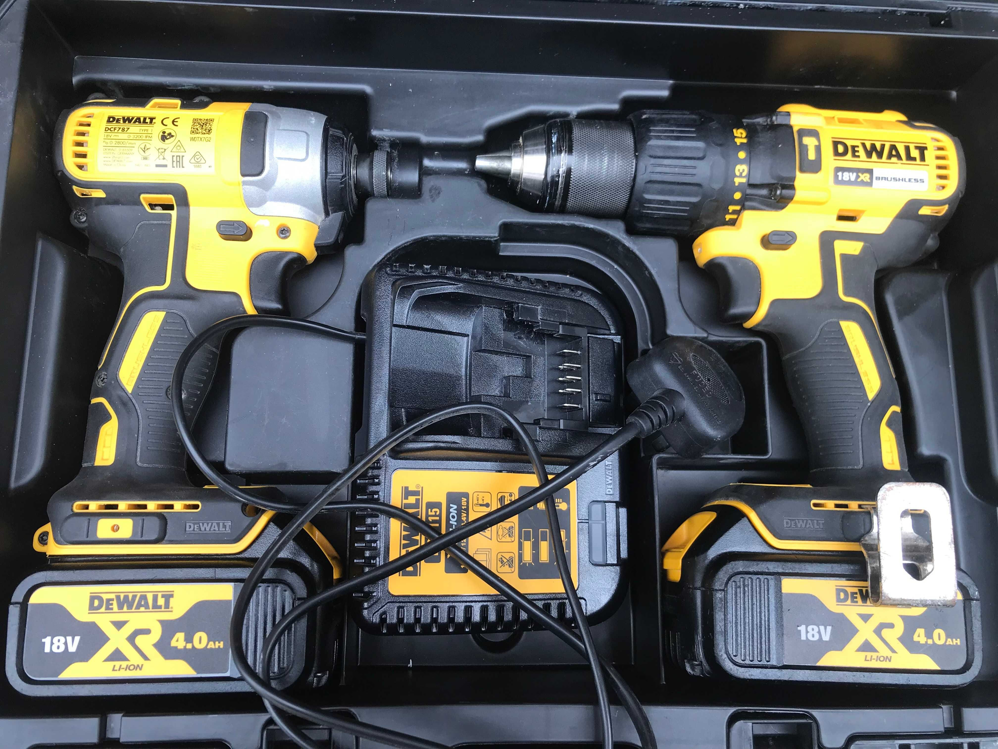 Шуруповерт DeWALT DCD778, та болтоверт DCF787  з Англії