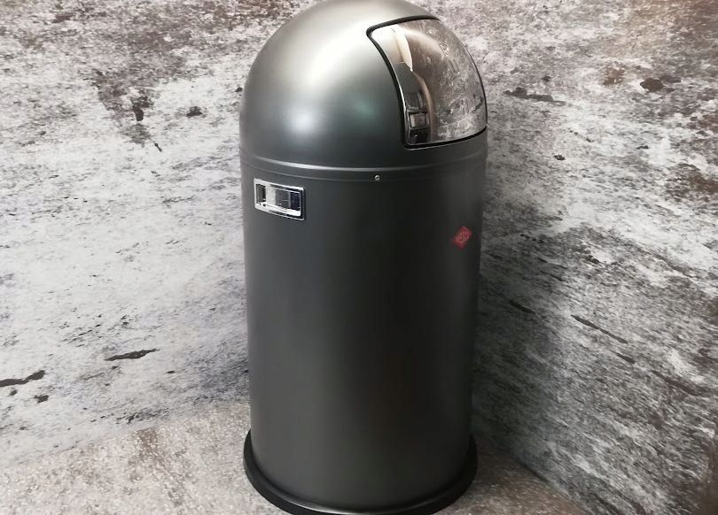 5123 Kosz na śmieci 50L Wesco Pushboy szary