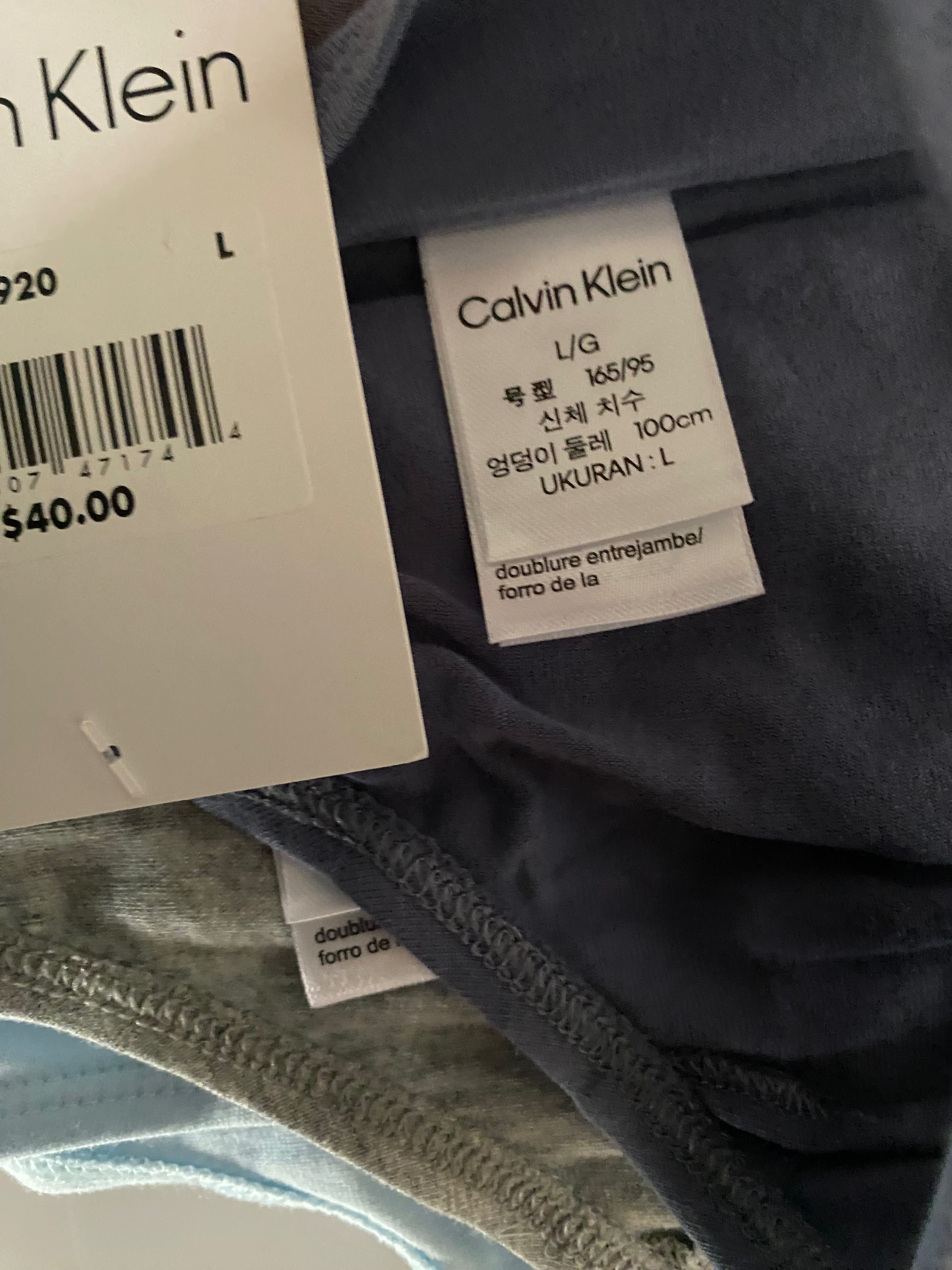 Majtki stringi orginalne Calvin Klein L 3 pak
