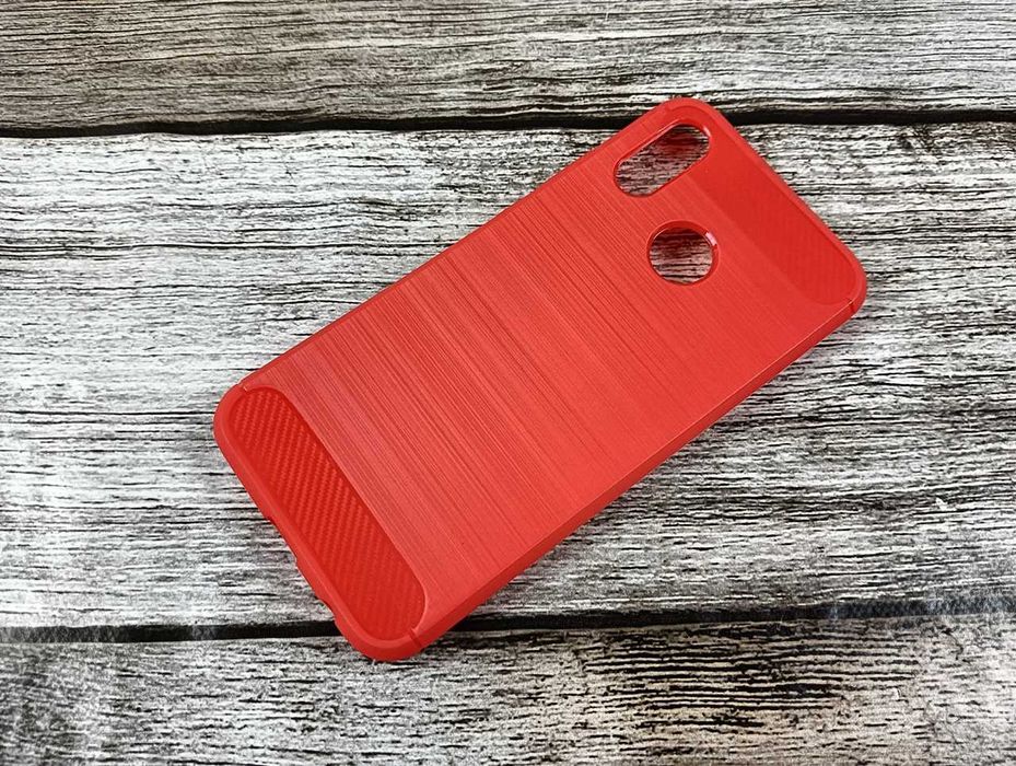 Etui Carbon do Huawei P20 Lite + Szkło Hartowane na ekran