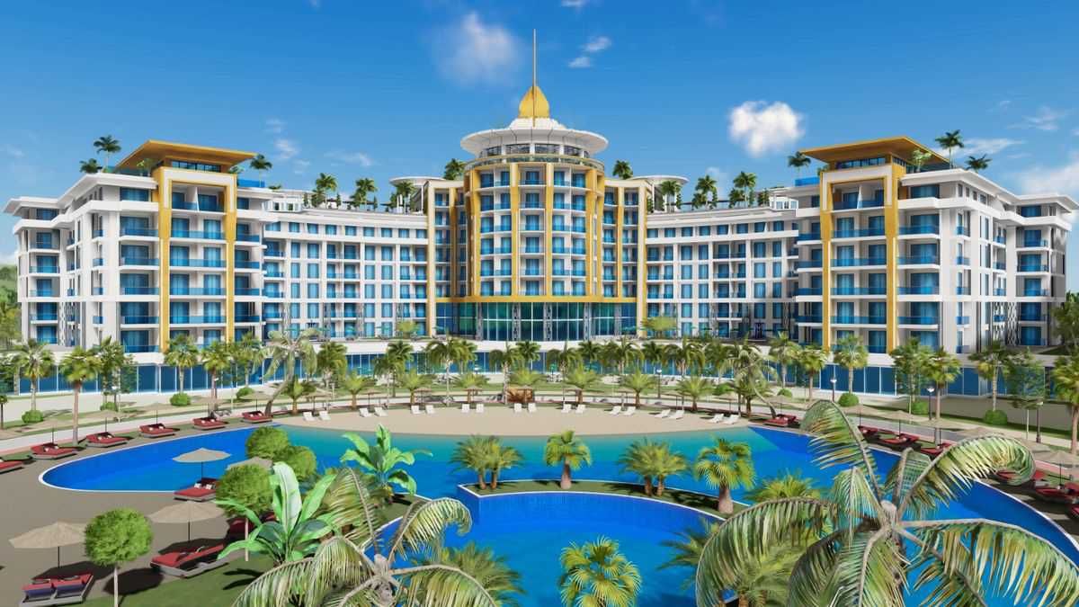 Апартаменты от известного застройщика, район Тюрклер,Алания,Турция