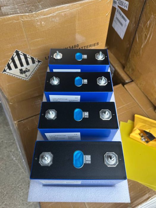 Акумулятори LiFePO4 280 ah 3,2 v 314 ah EVE акуми ячейки ціна за 4 шт