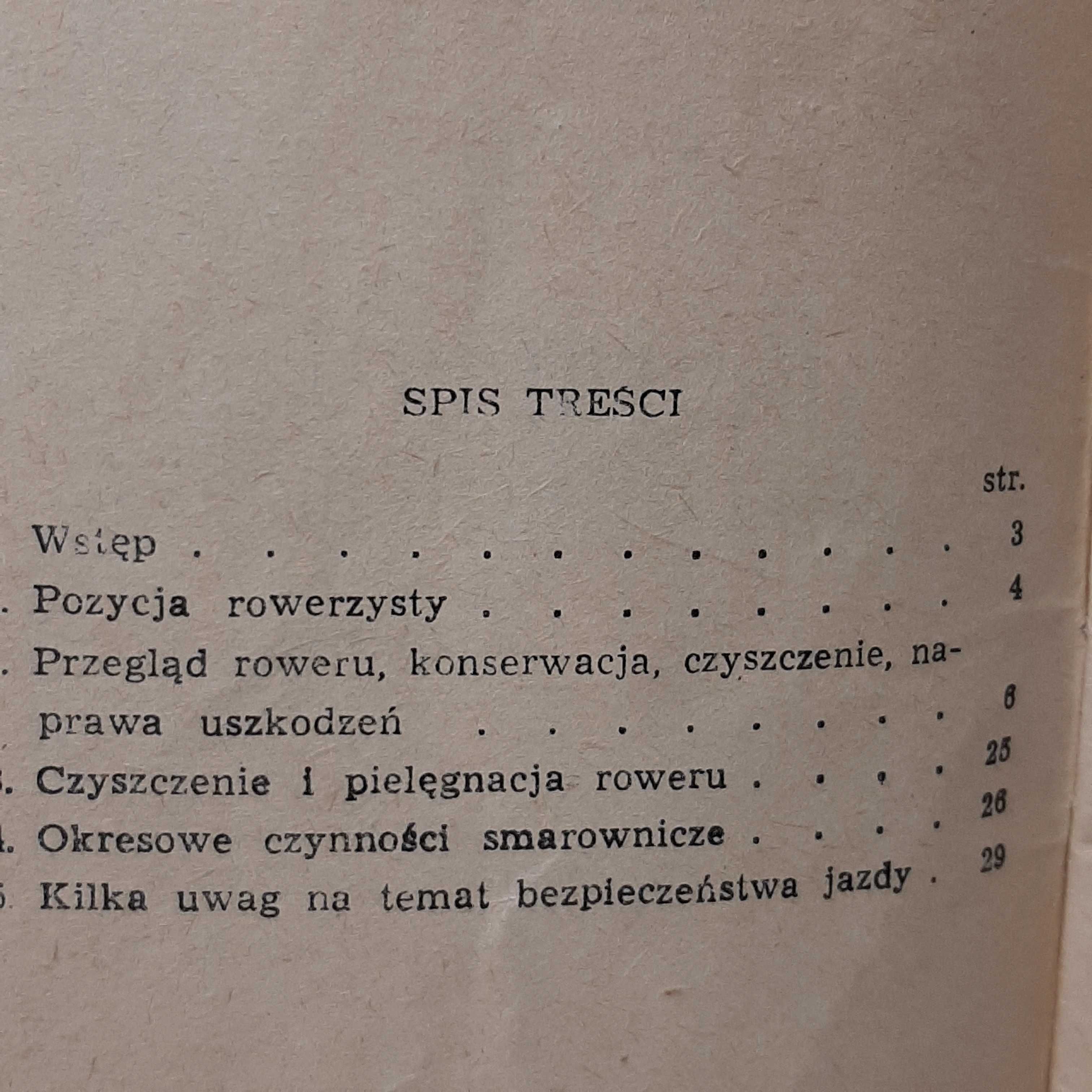 ZZR, instrukcja obsługi roweru 1964r.