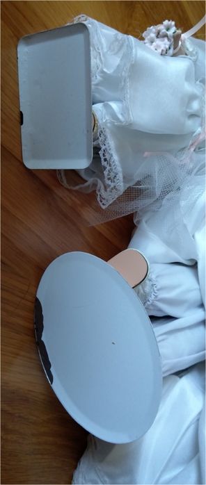 Noiva & Menina das Alianças - bonecas de porcelana