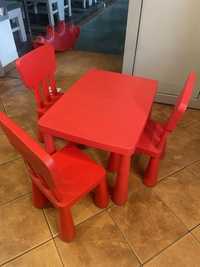 Stolik i krzesełka dziecięce Mamut