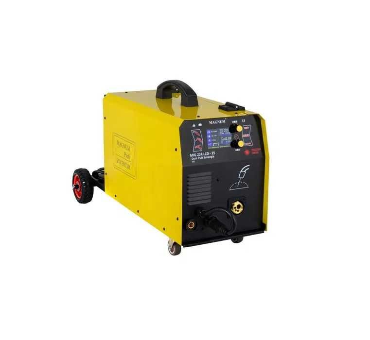 Spawarka MAGNUM MIG 224 LCD-15 DUAL PULS SYNERGIA v2 Zestaw -Najtaniej