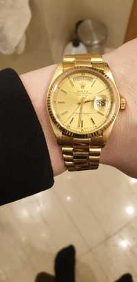 Rolex 36 mm day date 18 ct