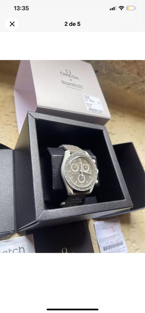 Relogio Omega Swatch - MISSION ON EARTH - DESERT