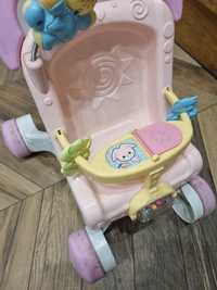 Wózek dla lalki - plastikowy