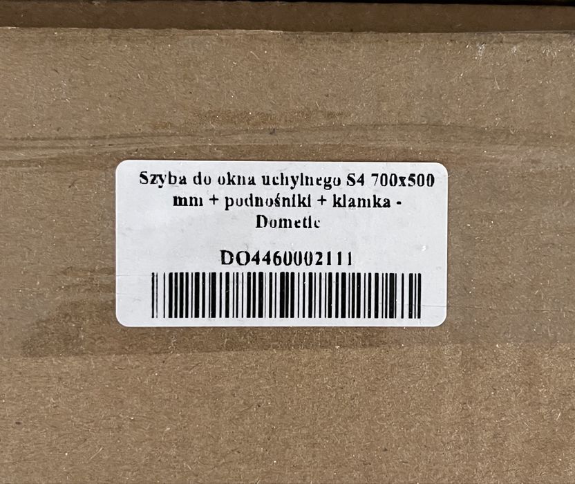 Camper szyba uchylna