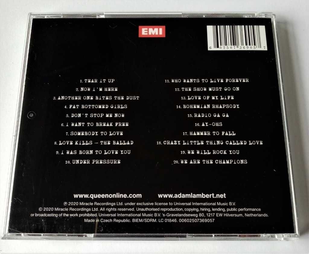 Queen + Adam Lambert - Live Around The World CD