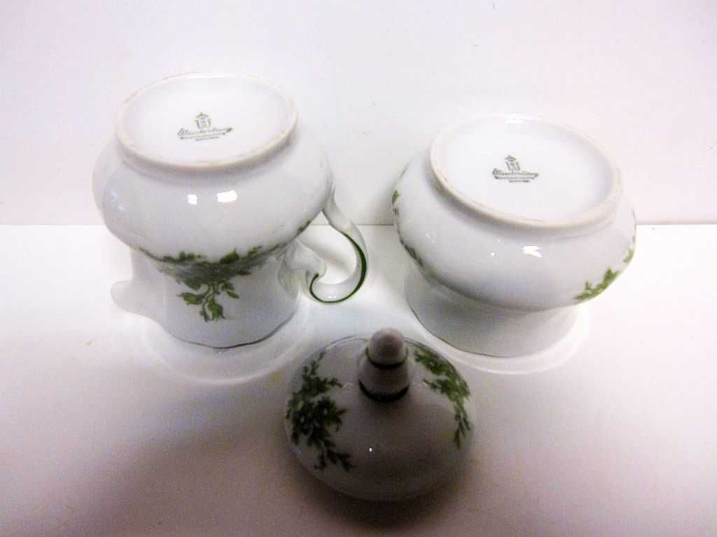 lindo conjunto de açucareiro e leiteira - porcelana Bavaria Winterling