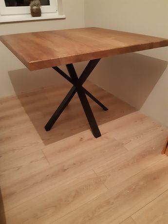 Stół pająk z litego drewna loft