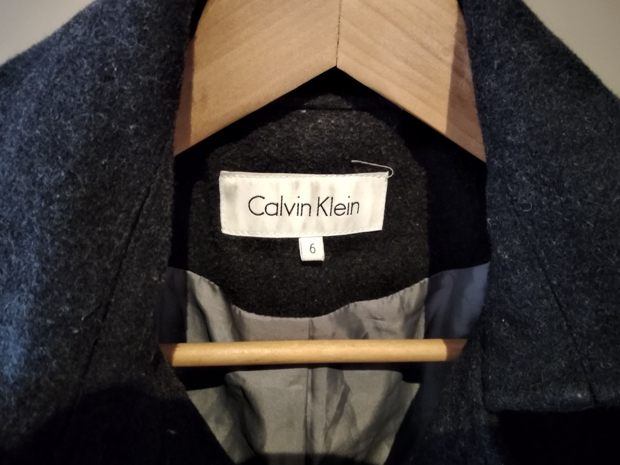 Sobretudo / casaco cinza escuro Calvin Klein / In orbit