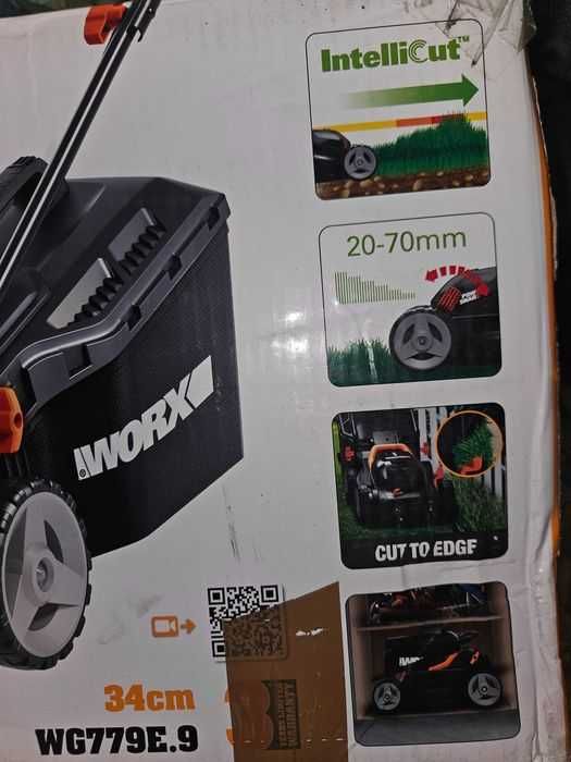 Nowa kosiarka Worx akumulatorowa z akumulatorami bezprzewodowa