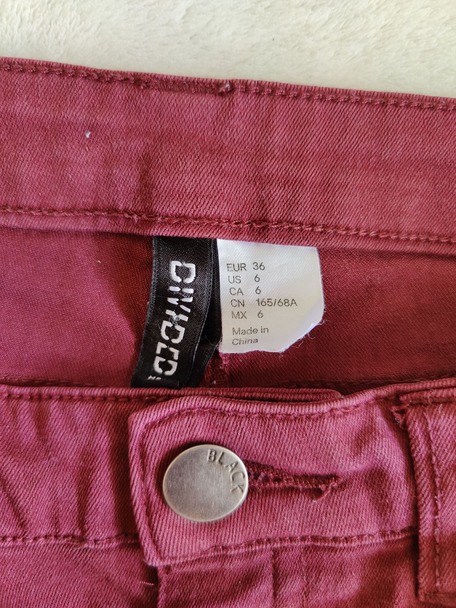 Spodnie a'la jeansowe jeansy Divided H&M 36 S 165