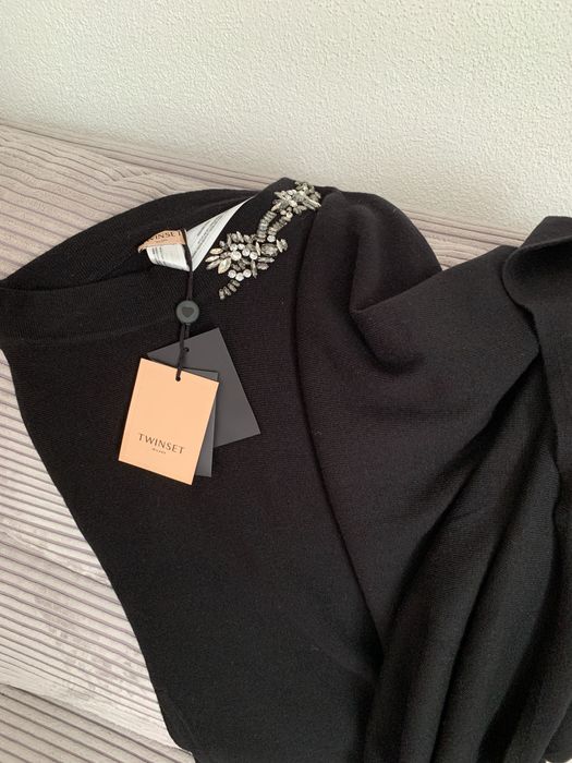 Twinset Milano premium poncho Embroidery/stan idealny