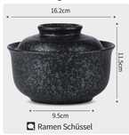 Miska do ramen, czarna