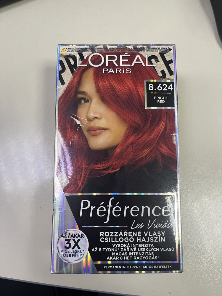 Фарба для волосся L’OREAL PARIS відтінок 8.624 bright red