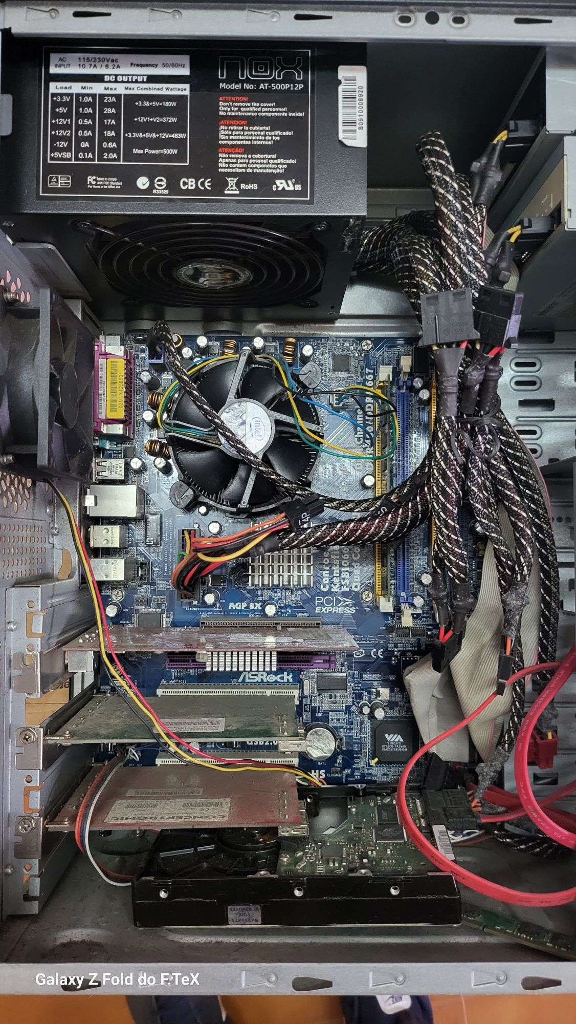 Torre desktop intel sem disco