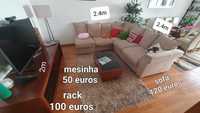 Sofa L 5 lugares - 120 euros